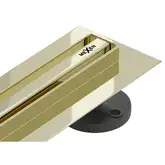 Трап для душа MEXEN FLAT 360° SLIM GOLD золотой 120 см (MEX-1541120)