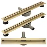 Трап для душа REA NEO SLIM PRO GOLD золотой 80 см (REA-G8015)