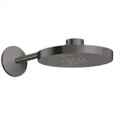 Верхній душ Axor One 280 2jet з тримачем, Brushed Black Chrome (48492340)