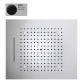 Верхній душ BOSSINI Dream / 2 дощ, каскад, 4 LED, 57x 47сm, mat black (H38915000073016)