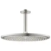 Верхній душ GROHE Rainshower Cosmopolitan 310 з стельовим душовим кронштейном, суперсталь (26067DC0)