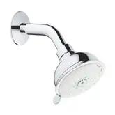 Верхній душ і душовий кронштейн Grohe Tempesta Rustic 100, хром (26089001)