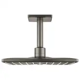 Верхний душ 310 х 310 мм с кронштейном 142 мм Grohe Rainshower SmartActive Cube (цвет - тёмный графит, матовый) (26481AL0)
