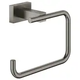 Тримач туалетного паперу Grohe Essentials Cube, без кришки, матовий графіт (40507AL1)