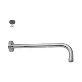 Fima Carlo Кронштейн верхнього душа Fima 300 мм 1/2, чорний хром (F2138CN.30)