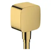 Шланговое під'єднання Hansgrohe FixFit E зі зворотним клапаном, Polished Gold Optic (26457990)