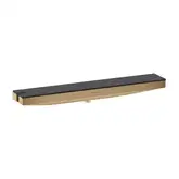 Настенный держатель Porter 500 с полкой левый Hansgrohe Porter E (цвет - шлифованная бронза) 26843140