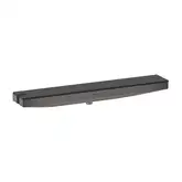 Настенный держатель Porter 500 с полкой левый Hansgrohe Porter E (цвет - шлифованный чёрный хром) 26843340
