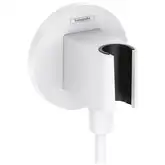 Шлангове підключення Hansgrohe FixFit Porter S з тримачем, Matt White (26888700)