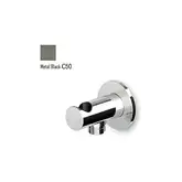 Шлангове підключення із тримачем Zucchetti On, Metal Black (Z93933.C50)