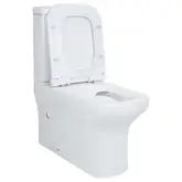 Унитаз-компакт Qtap Cardinal безободковый с сиденьем Soft-close QT0422C666PW