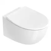 Унитаз подвесной NewFlush (безободковый) Catalano Italy с сиденьем Soft Close, белый глянцевый 1VS52RIT00+5ITSTF00