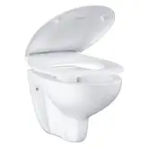 Унітаз ободковий підвісний Grohe Lecico Perth EURO plus з кришкою-сидінням SoftClose, білий (491606045)