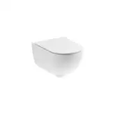 Nic-Design Унітаз підвісний Nic Design Pin 55 х 37 см з кришкою, білий глянець (003709001/005712001) (003709001_005712001)
