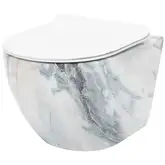 Подвесной унитаз REA CARLOS GRANIT SHINY GLOSSY (REA-C8002)
