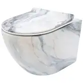 Подвесной унитаз REA CARLOS SLIM RIMLESS GRANIT MATT (REA-C8003)