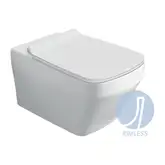 BB18/F87(85)WM Унітаз BB 18 підвісний, білий мат+Комплект кріплень F87 до BB18/BB19 SIMAS ІТАЛІЯ (BB18/F85WM)