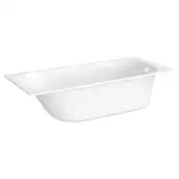 Ванна акриловая 170 х 75 х h46,5 см Geberit Soana, slim rim в комплекте с ножками 554.014.01.1