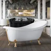 Ванна акрилова Knief Victorian з золотими ніжками, 174,5х83 (010006101/010009101) (010006101_010009101)