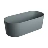 ванна кам'яна Omnires Ovo 160x75 овальна ash gray (OVOWWAG)