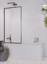 Шторка для ванни Idea Black PNJ II 100 Frame, RADAWAY (10001100-54-56)