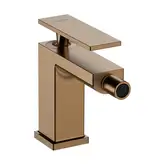 Змішувач для біде Hansgrohe Tecturis E (колір - шліфована бронза), з донним клапаном 73200140