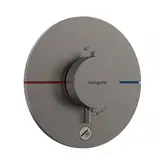 Термостат скрытого монтажа на 1 потребитель и дополнительный выход Hansgrohe ShowerSelect Comfort S (цвет - матовый чёрный хром) 15562340