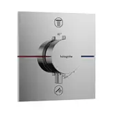 Термостат на 2 потребителя со встроенной защитной комбинацией EN 1717 Hansgrohe ShowerSelect Comfort E (цвет - хром) 15578000