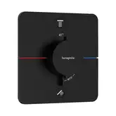 Термостат на 2 потребителя Hansgrohe ShowerSelect Comfort Q (цвет - чёрный матовый) 15583670