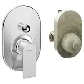 Смеситель для ванны Hansgrohe Rebris E (цвет - хром), в комплекте со встраиваемой частью 72458000