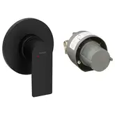 Hansgrohe Rebris E Змішувач для душу, чорний матовий (72658670)