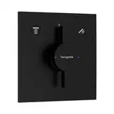 Hansgrohe DuoTurn E Смеситель скрытый, черный матовый (75417670)
