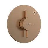 Смеситель скрытого монтажа на 1 потребитель Hansgrohe DuoTurn S (цвет - шлифованная бронза) 75618140