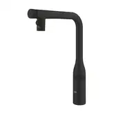 Змішувач для кухні Grohe Essence Smartcontrol з висувною лійкою, чорний матовий (31892KF0)