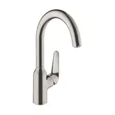 Змішувач для кухні Hansgrohe Focus M421-H220, сталевий (71802800)