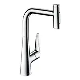 Змішувач для кухні Hansgrohe Talis Select 300 2jet з висувним виливом, хром (73867000)