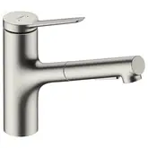 Hansgrohe Zesis M33 Смеситель кухонный, сталь (74800800)