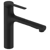 Hansgrohe Zesis M33 Смеситель для кухни, черный мат (74804670)