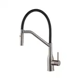 KOER KI-70026-07 Смеситель для кухни, черный (KR5211)