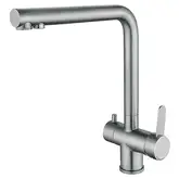 Mixxus FAN-021 Смеситель для кухни, нерж. сталь (MI6109)