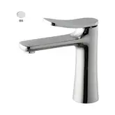 Fima Carlo Змішувач для умивальника Fima Flo, білий матовий (F3801BS)