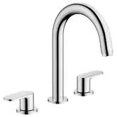 Змішувач для умивальника Hansgrohe Vernis Blend на 3 отвори, з донним клапаном pop-up, хром (71553000)