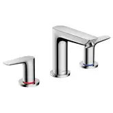 Змішувач для умивальника на 3 отвори Hansgrohe Talis E з донним клапаном, хром (71733000)