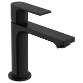 Смеситель для раковины 110 CoolStart Hansgrohe Rebris E (цвет - чёрный матовый), с металлическим донным клапаном 72551670