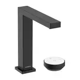 Змішувач для раковини 150 CoolStart EcoSmart+ Hansgrohe Tecturis E (колір - чорний матовий), з донним клапаном 73053670