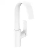 Змішувач для умивальника Hansgrohe Vivenis 210 з поворотним виливом та донним клапаном pop-up, білий матовий (75030700)