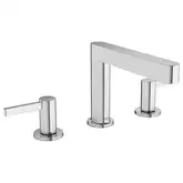 Змішувач для умивальника Hansgrohe Finoris 110 на 3 отвори з донним клапаном Push-Open, хром (76033000)