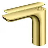 Змішувач для раковини (умивальника) KOHLMAN EXPERIENCE GOLD низький (QB100E-GD)