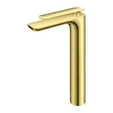 Смеситель для раковины (умывальника) KOHLMAN EXPERIENCE BRUSHED GOLD высокий (QB170EGDB)
