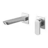 Смеситель для раковины (умывальника) KOHLMAN FOXAL CHROME + BOX скрытого монтажа (QW180F)